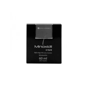 MINOXIDIL INTELI 50 mg/ml odos tirpalas 60 ml