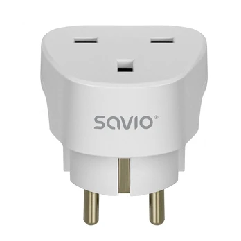 Savio Adapteris kelioninis, gniazdo UK wtyk EU AP-02