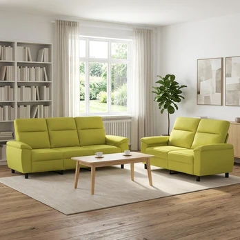 Sofa Sofos komplektas 2 vnt. Šviesiai žalia Audinys