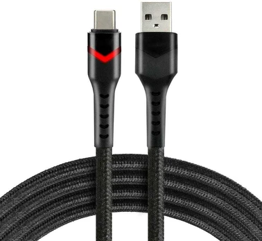 KABELIS USB / USB-C RGB LED everActive CBB-1CBR 100cm 3A