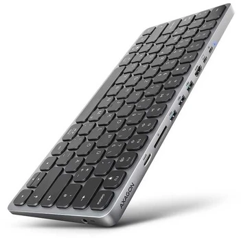 AXAGON HMC-KB klaviatūra USB-C 5Gbps wit