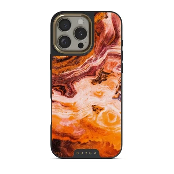 Pumpkin Spice - Orange iPhone 16 Pro Max Case, Elite Dark (MagSafe) / Gold