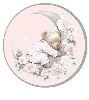 Bedding set - 6 parts - 120/90/360 - BLOOMING MOON