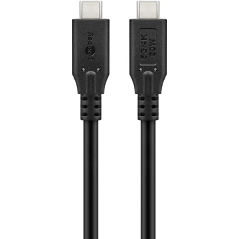 Kabelis USB-C 3.2 Gen1 5 Gbit/s Juodas 1,5m Goobay