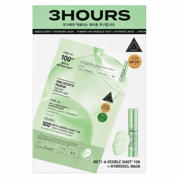 VT Cosmetics - Reti-A Reedle Shot 100 2Step Hydrogel Mask, 4 sheets