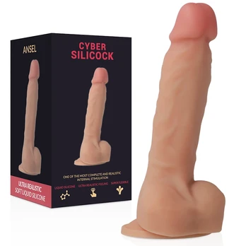 Dildo CYBERSILICOCK ULTRA REALISTIC 15,5 cm