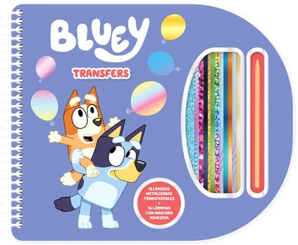 Moose Bluey transfers notebook