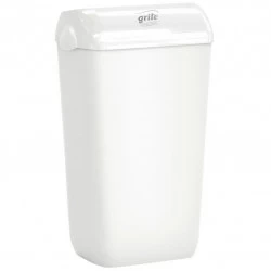 Šiukšlių dėžė GRITE, 23l baltos spalvos