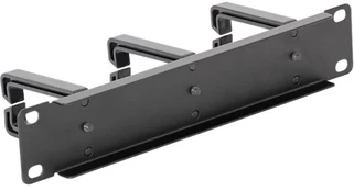 DeLOCK 43342, Cable management panel, Juodas, 1U, 10", 254 mm, 82 mm