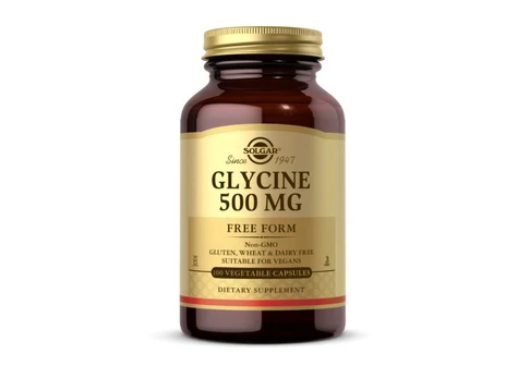 Solgar Glycine 500 mg, 100 kapsulių