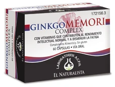 El Natural Ginkgomemori Complex 60 Caps kaina