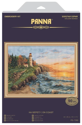 Cross stitch kit PANNA "On the shore" PPS-7369