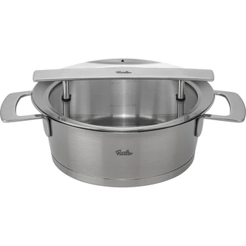 Fissler Phi Collection puodas, 20 cm, 2.3 L, pilkas