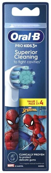 Oral-B EB10S Spiderman 4 vnt.