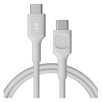 Green Cell USB-C laidas 1,2 m 100 W Greencell PowerFlex greito įkrovimo PD Snow Baltas