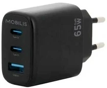 Mobilis WALL CHARGER - 65W - 2 USB C +/1 USB A - GAN