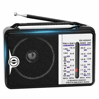 Retoo Techpro radijas, FM AM SW, teleskopinė antena, 1 vnt.