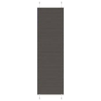 Plisuota žaliuze juoda 60x200 cm audinio plotis 59,4 cm