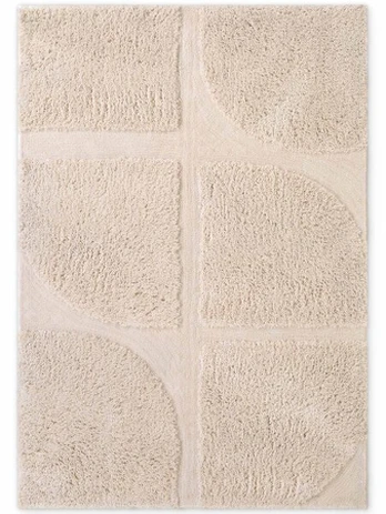Ted Baker Lambeth aukšto plauko kilimas Jasper Cream 80x150