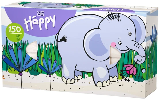 Servetėlės Happy Universal, 2 sl, 150 vnt.
