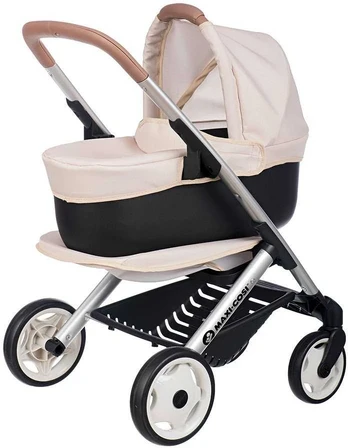 Vežimėlis lėlėms 3in1 Smoby Maxi-Cosi smėlio spalvos