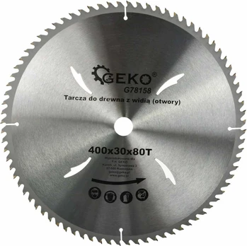 Geko tarcza do drewna 400x30x80T otwory (G78158)