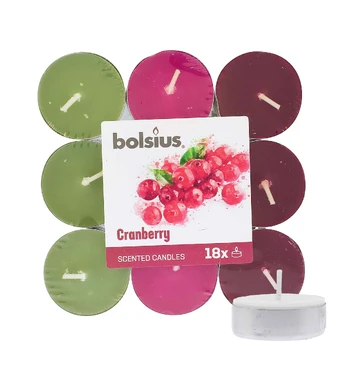 Bolsius Scented Tealights Cranberry 20g