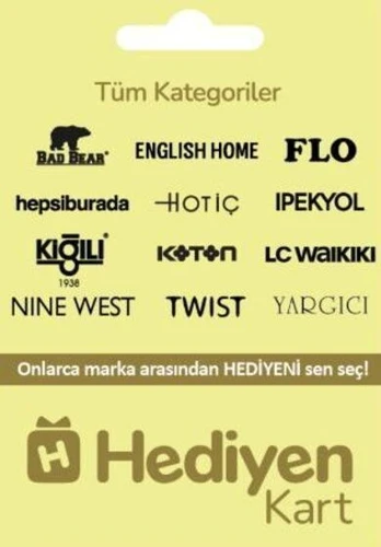 Hediyen Kart All Access Gift Card 5000 TRY Key TURKEY
