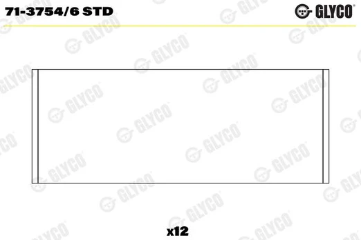 Guoliai dideliu galu GLYCO 71-3754/6 STD