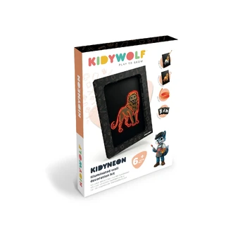 KIDYWOLF šviečianti piešimo lenta, KIDYNEON-ANI-OR