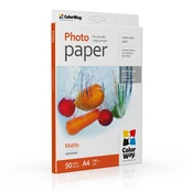 Foto popierius ColorWay A4, 190 g/m², 50 sheets, matte Prekė - PM190050A4
