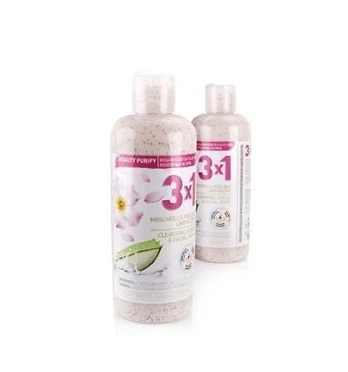 DIET ESTHETIC 3x1 makiažo valiklis, pilingas, kaukė, 250 ml