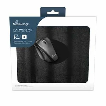 Pelė MROS253 MEDIARANGE Mauspad flach juodas