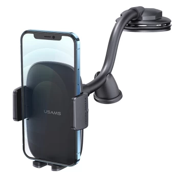 [Užsakomoji prekė] Suport Auto Bord - USAMS Adjustable Gooseneck (US-ZJ065) - Juodas
