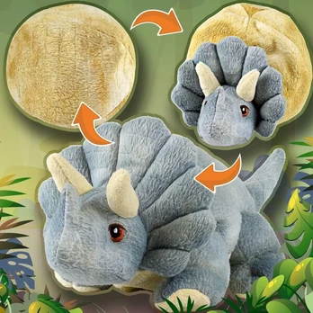 Transformuojamas pliušinis žaislas - Dinozauras