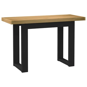 Rašomasis stalas, NOAIN, 120x50x75cm, medienos masyvas : Modelis - u forma