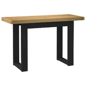 Rašomasis stalas, NOAIN, 120x50x75cm, medienos masyvas : Modelis - u forma kaina