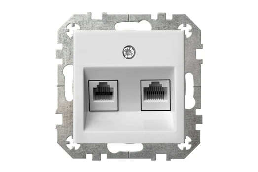 Epsilon kompiuterio ir telefono lizdas ITKL-001-01 E/B be rėmelio