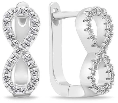 Brilio Silver Brilio Sidabrinis Modern sidabrinis earrings Infinity EA658W