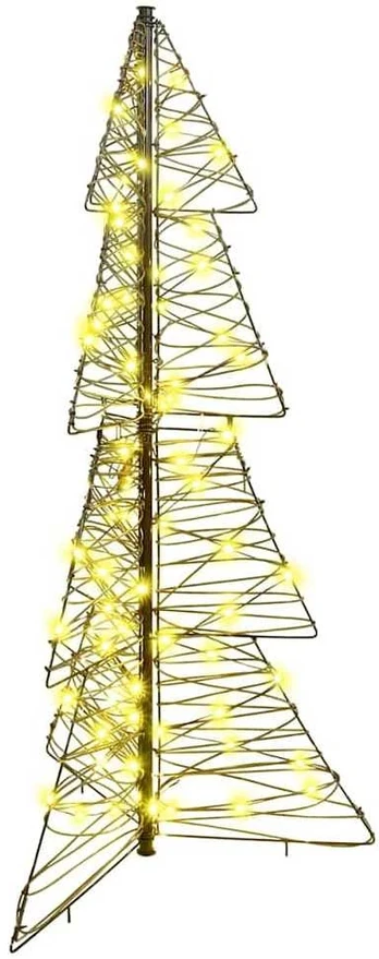 Kalėdų eglutė su 100 LED Šilta balta 120 cm Ratanas