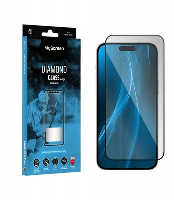 - MyScreen DIAMOND GLASS kraštas Full Glue Juodas