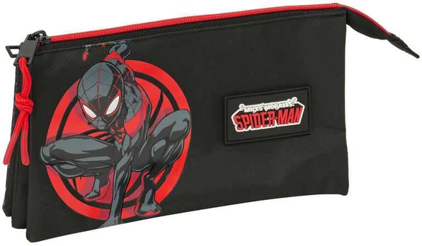 Safta Marvel Spiderman Miles Morales tripe pencil case