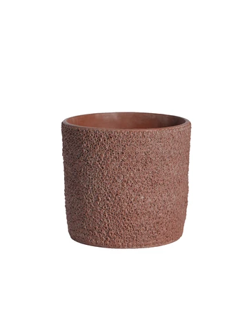 Gėlių vazonas Domoletti BTP06G, cementas, raudonas