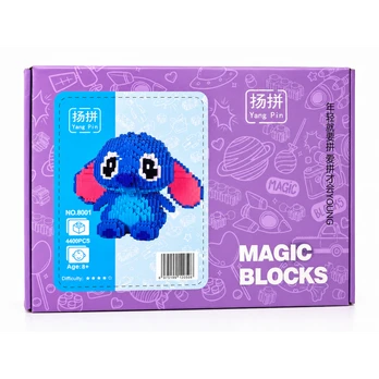 Stičas / Stitch 3D konstruktorius – 4400 dalys, Magic Blocks