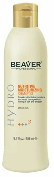 Šampūnas Beaver Hydro Nutritive Moisturizing, 258 ml
