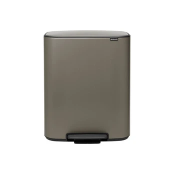 Brabantia šiukšliadėžė Bo, 2x30 l, ruda
