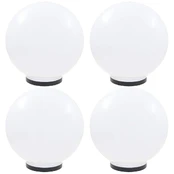 LED lempos, rutulio formos, 4vnt., sferinės, 40cm, PMMA kaina