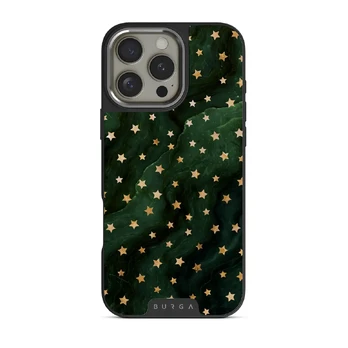 Prince Charming - Stars iPhone 16 Pro Max Case, Elite Dark (MagSafe) / Silver