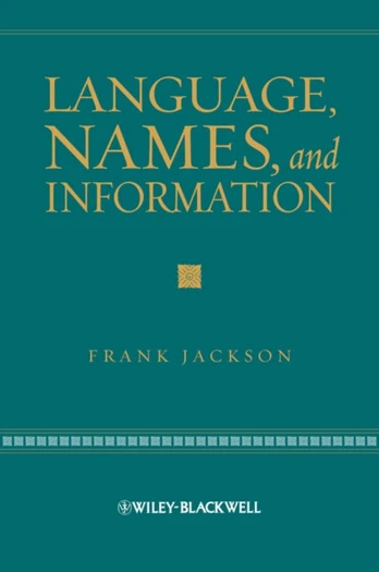 Language, Names, and Information