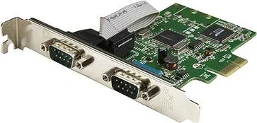 Ecost prekė po grąžinimo StarTech.com Serial PCI Express korta su 2 DB9 prievadais, UART 16C1050, RS